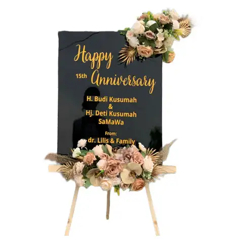 Papan Bunga Akrilik Oeba